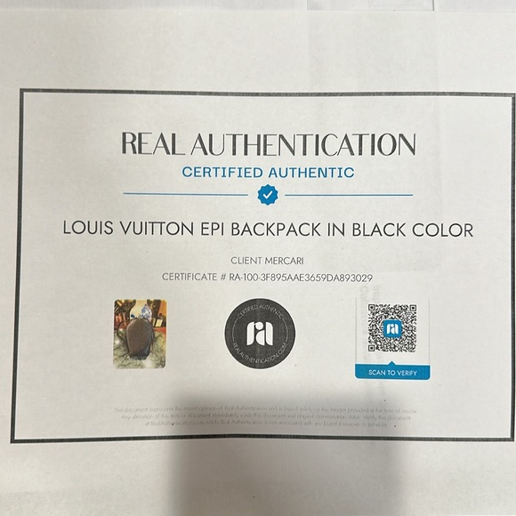 LOUIS VUITTON Mabillon Backpack Bag Epi Leather Black - Picture 12 of 13